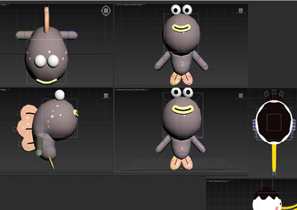 3D:뚱이 3D 모델링 제작